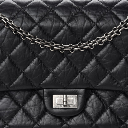 Chanel Aged Calfskin Quilted 2.55 Reissue 226 Flap Black 11 of 12