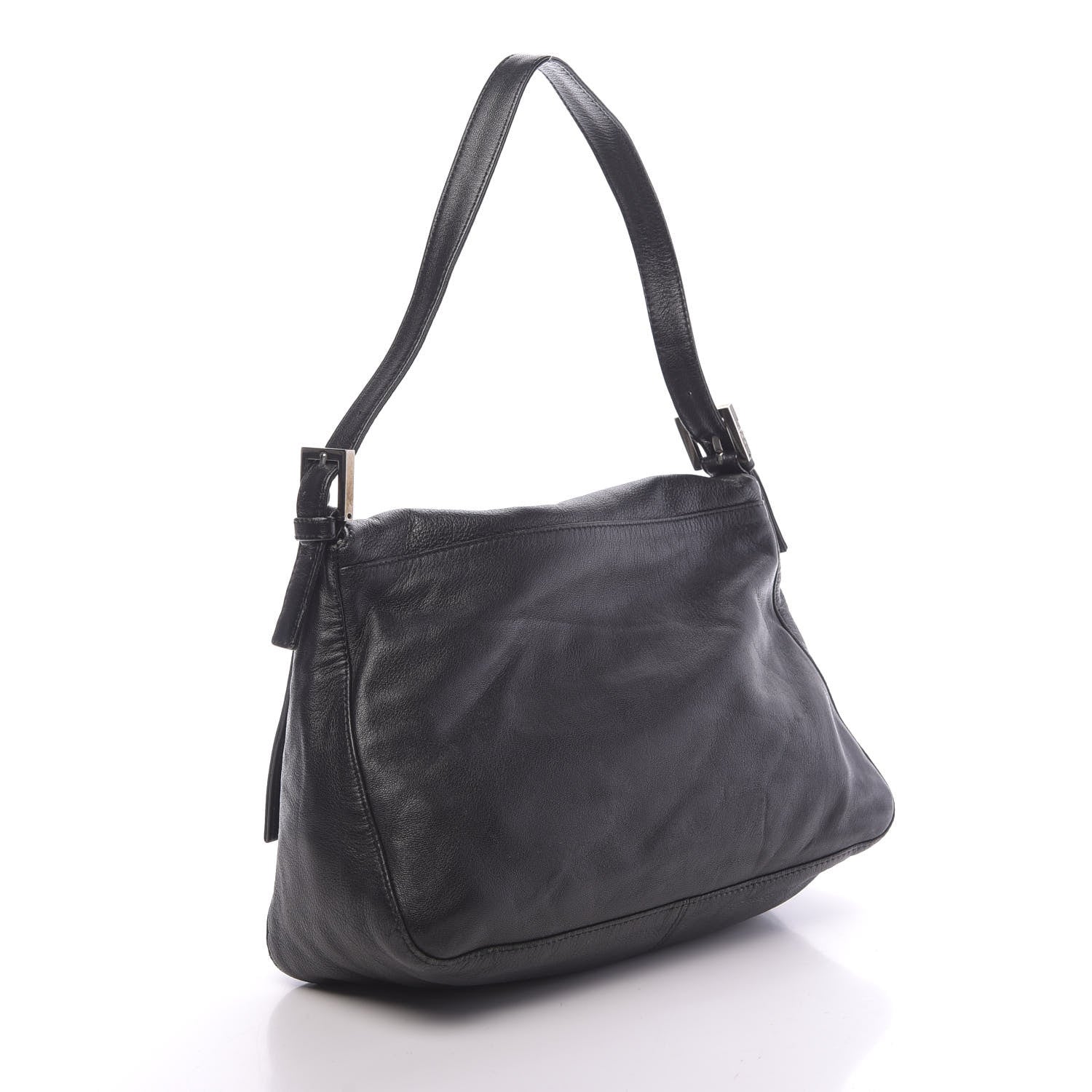 Fendi Calfskin Forever Mama Baguette Black 3 of 9