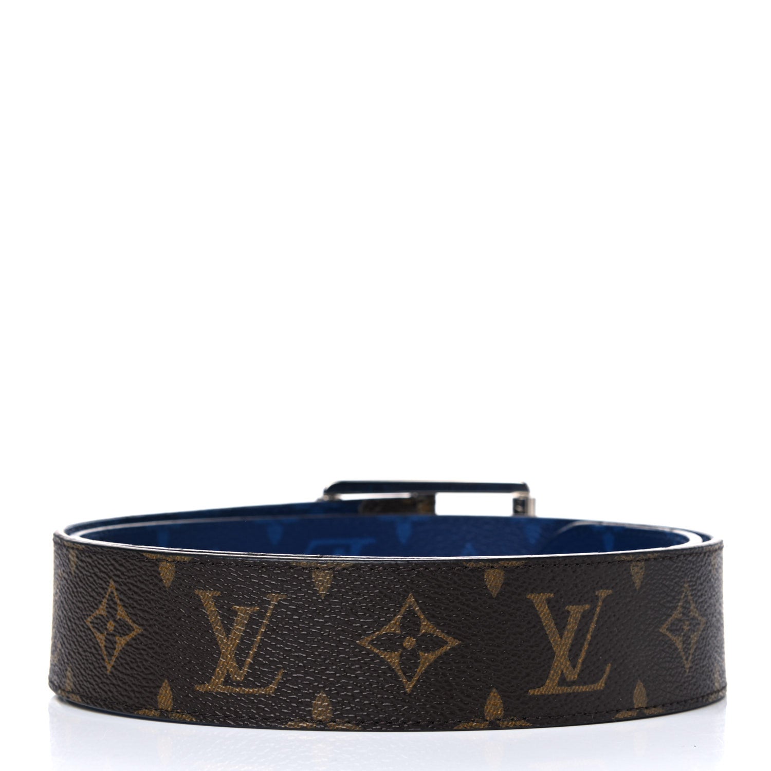 Louis Vuitton Monogram 40mm Reverso Belt 100 40 Pacific Blue 2 of 6