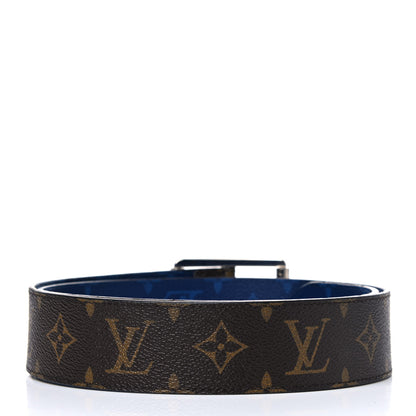 Louis Vuitton Monogram 40mm Reverso Belt 100 40 Pacific Blue 2 of 6