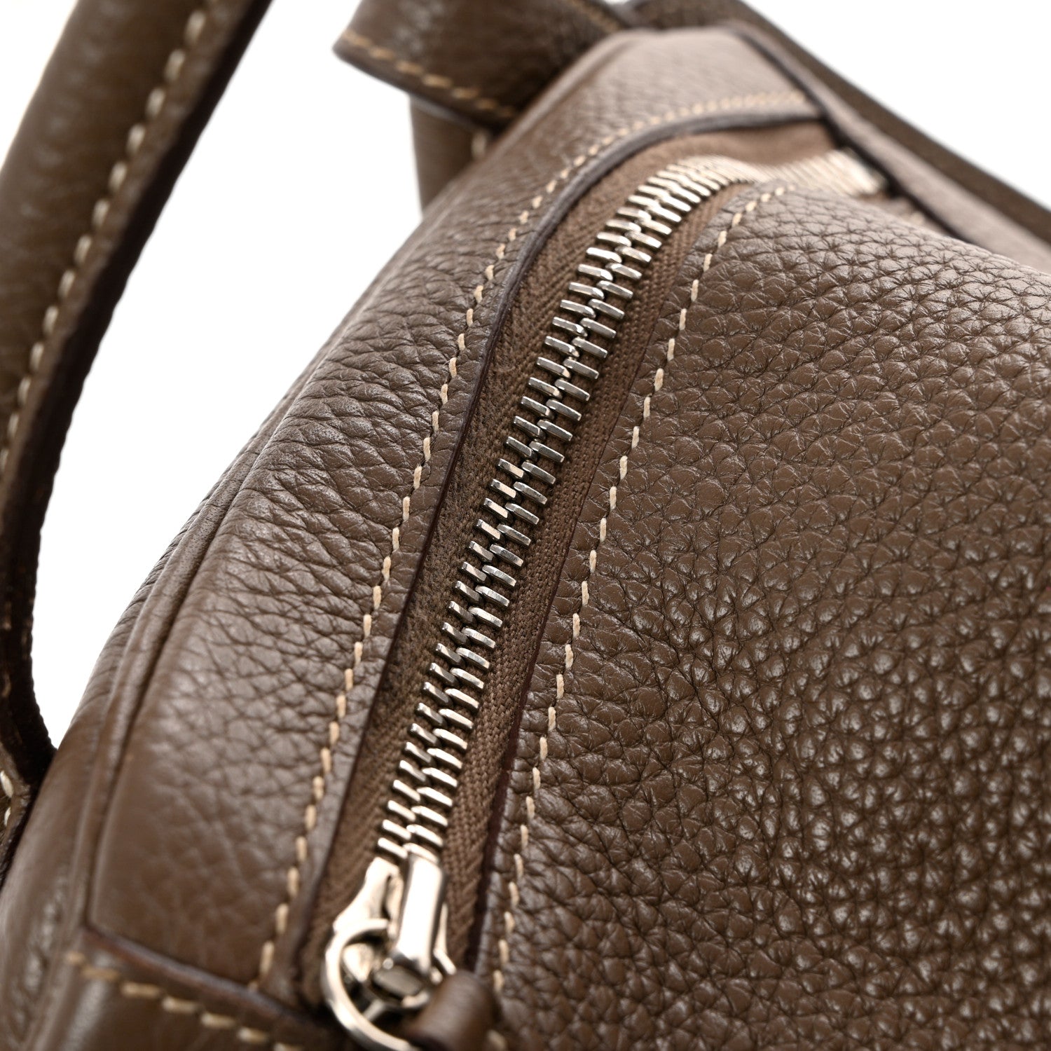 Hermes Taurillon Clemence Lindy 34 Etoupe 10 of 12