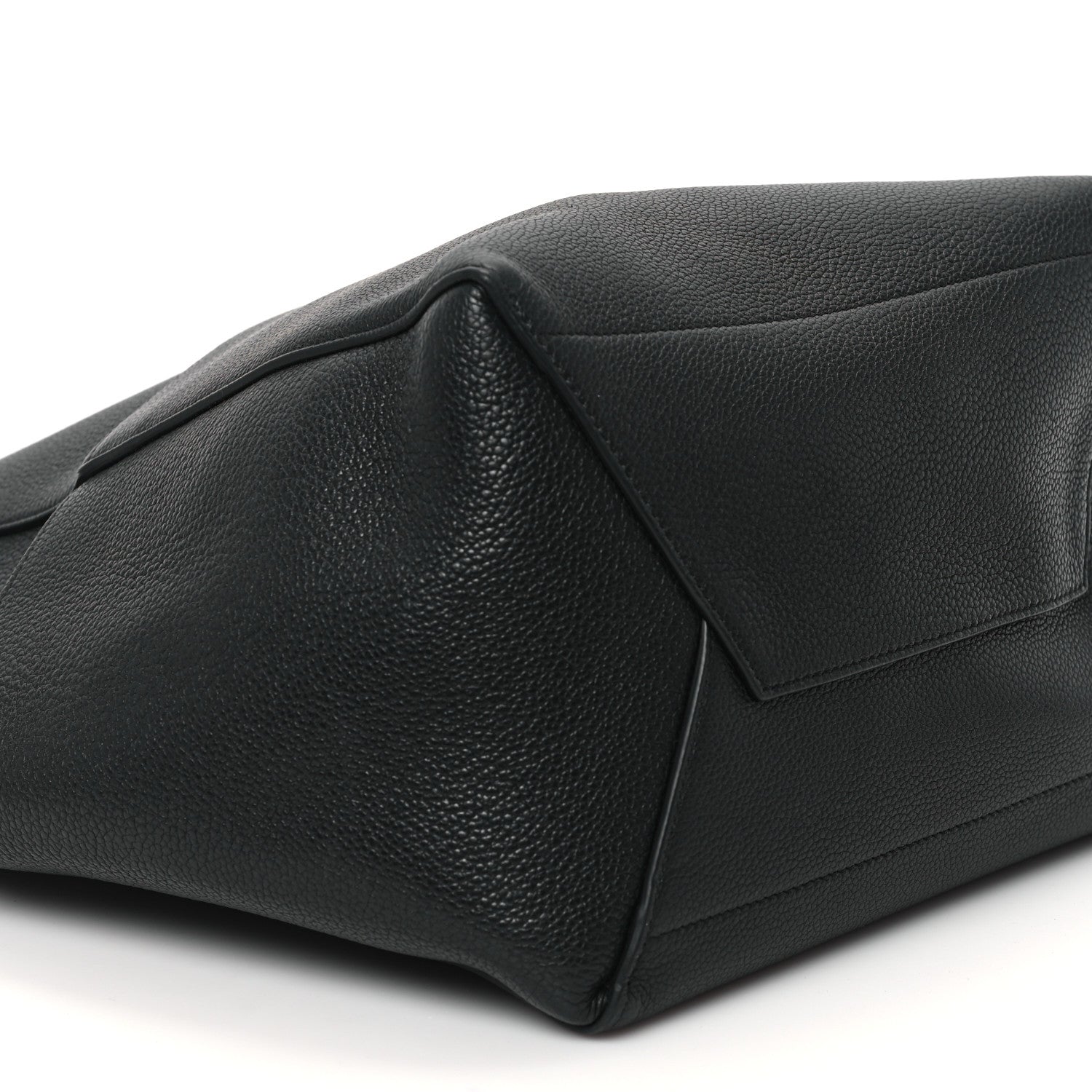 Celine Soft Grained Calfskin Sangle Bucket Bag Black 8 of 11
