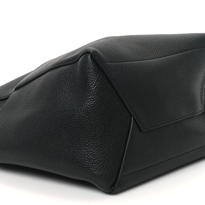 Celine Soft Grained Calfskin Sangle Bucket Bag Black 8 of 11