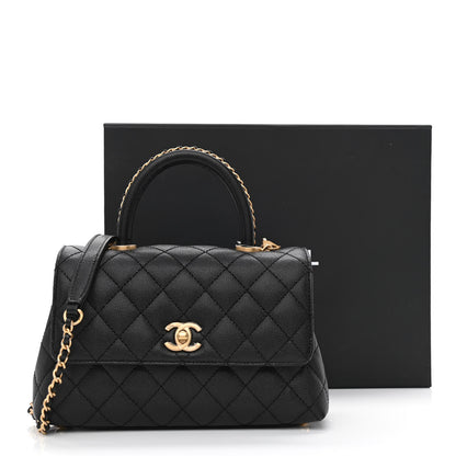 Chanel Caviar Quilted Mini Coco Handle Flap Black 11 of 11