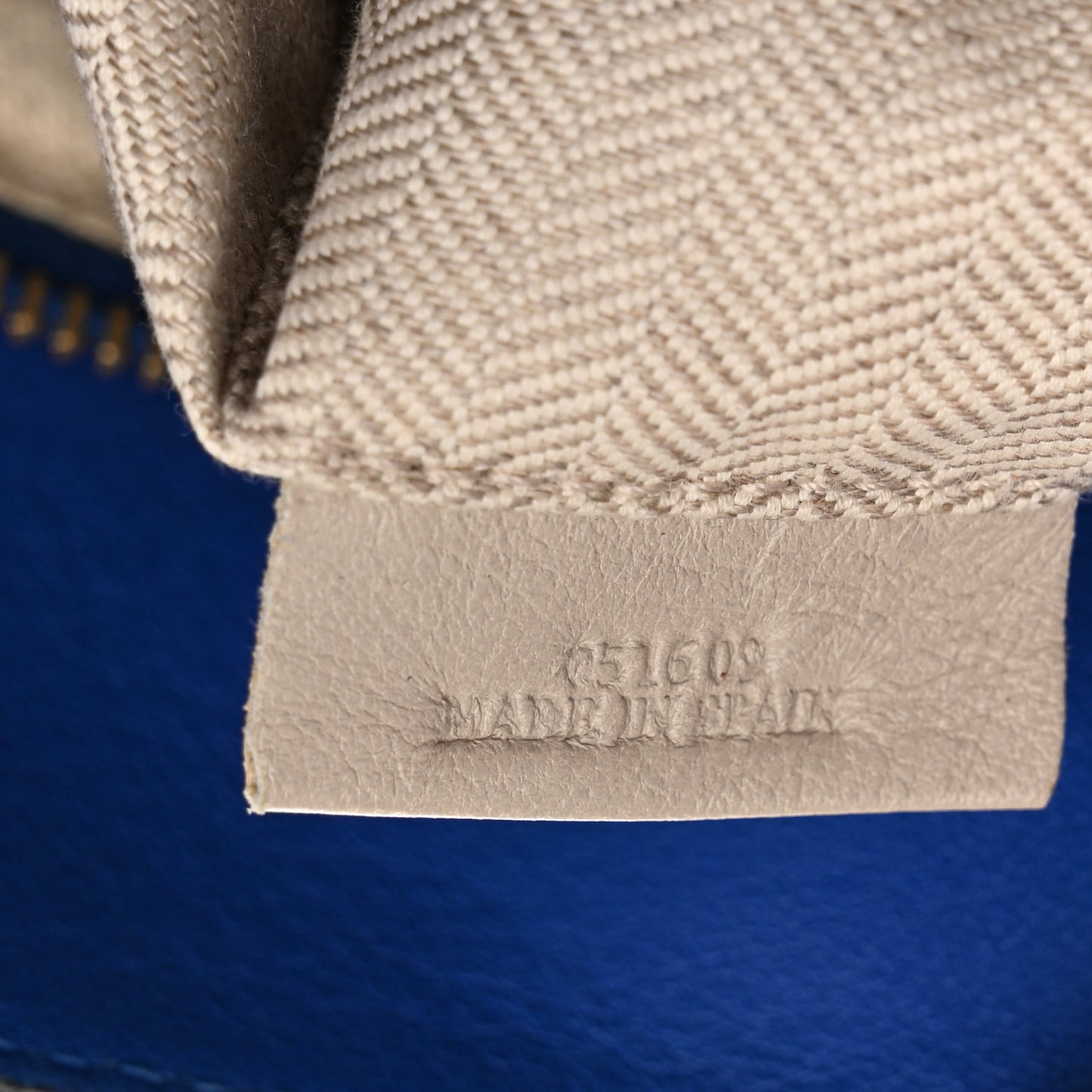Calfskin Small Puzzle Bag Electric Blue