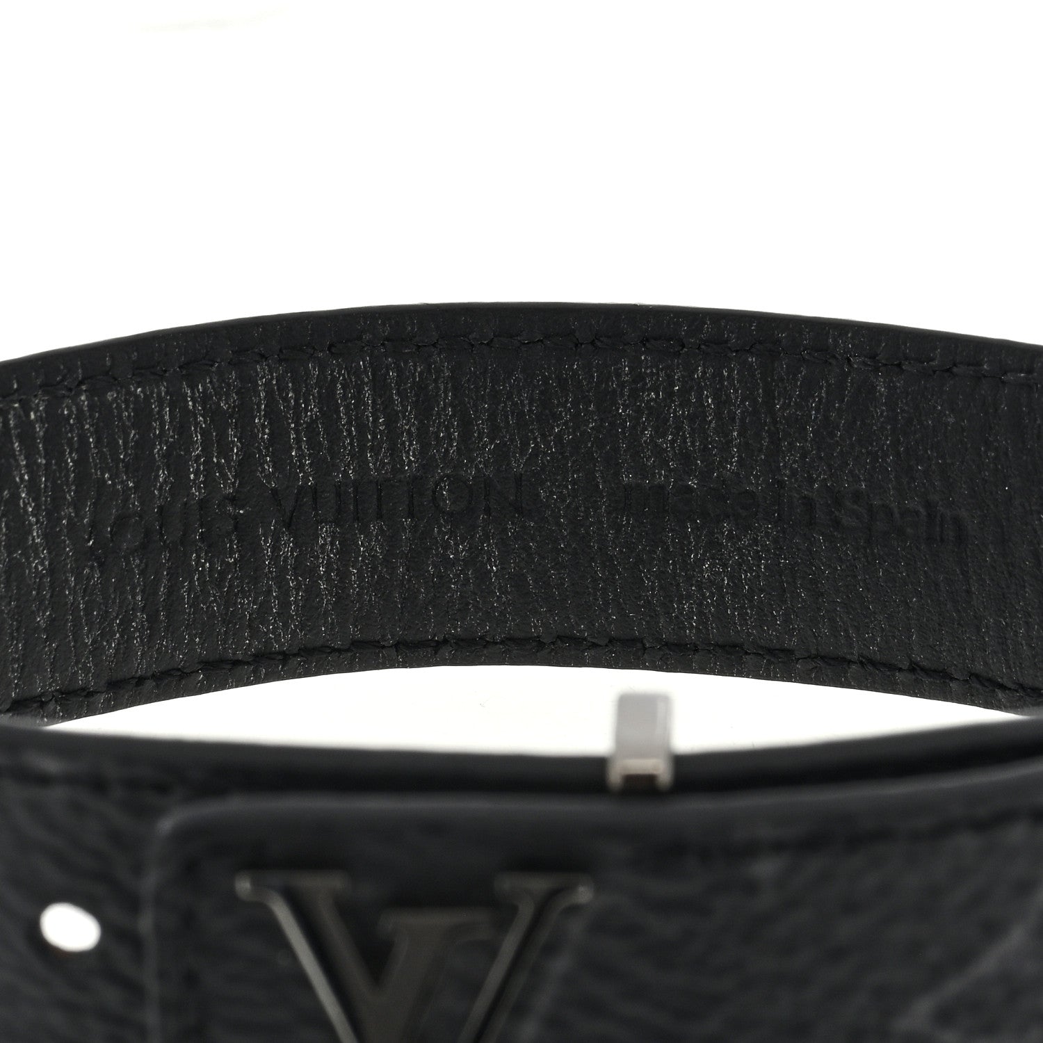 Louis Vuitton Monogram Eclipse LV Slim Bracelet 21 3 of 3