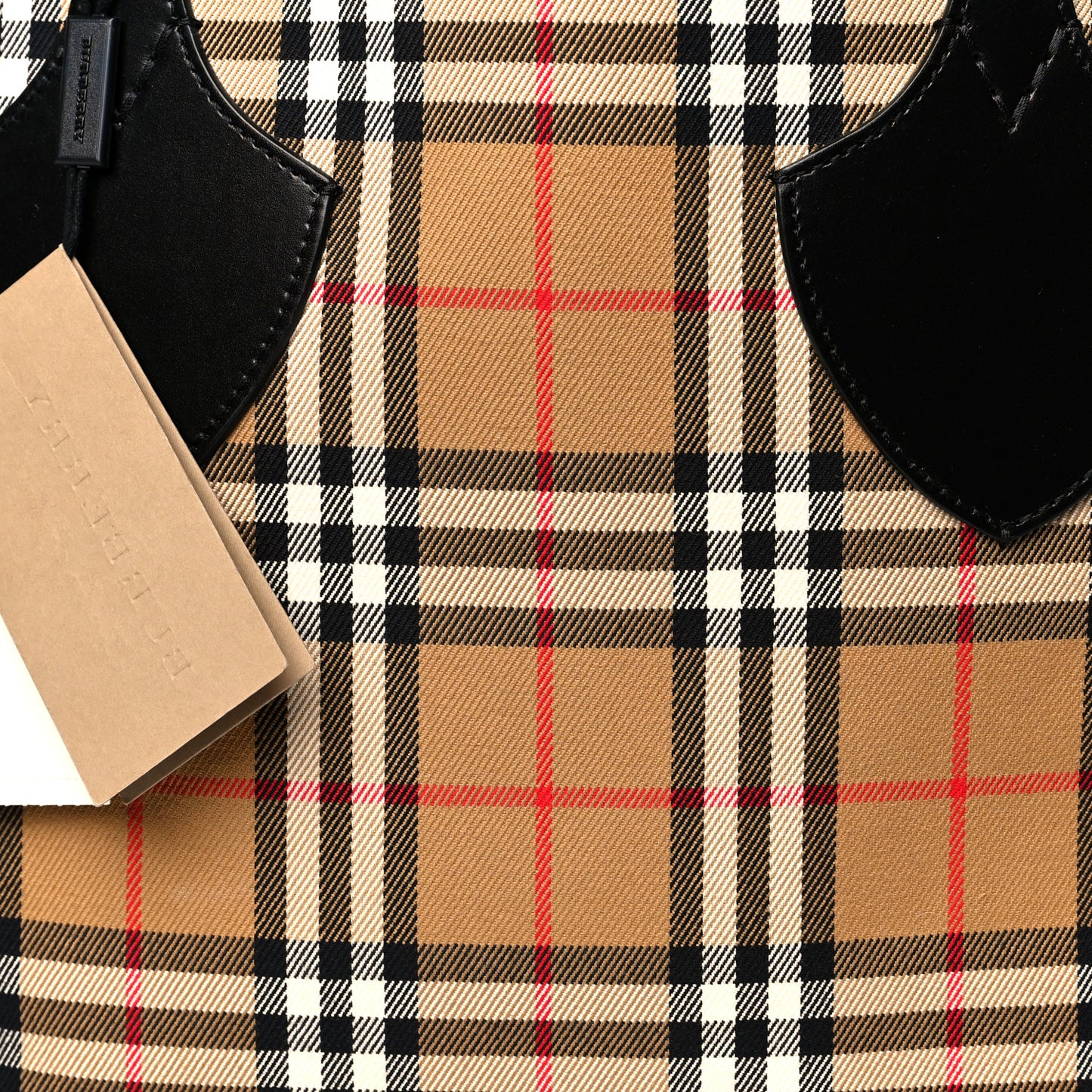 Vintage Check Medium The Giant Reversible Tote Antique Yellow Bright Red