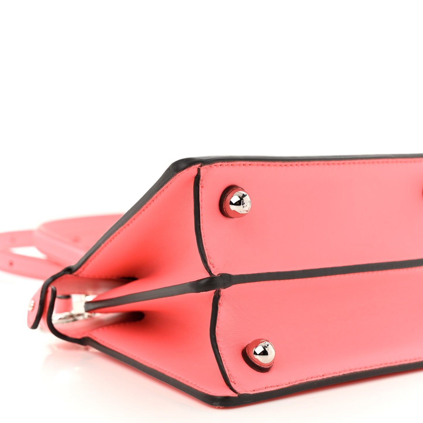 Shiny Nappa Petite Peekaboo I SEE U Satchel Pink Dalia