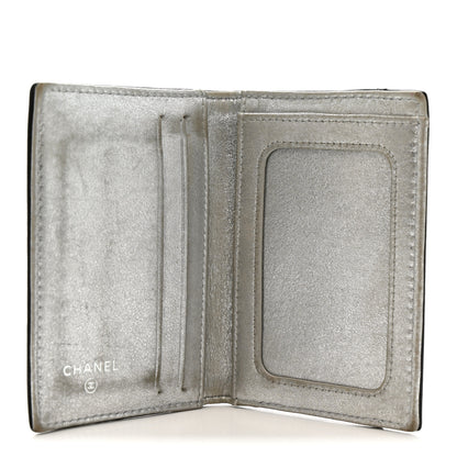 Chanel Calfskin Card Holder Black Silver 5 of 8