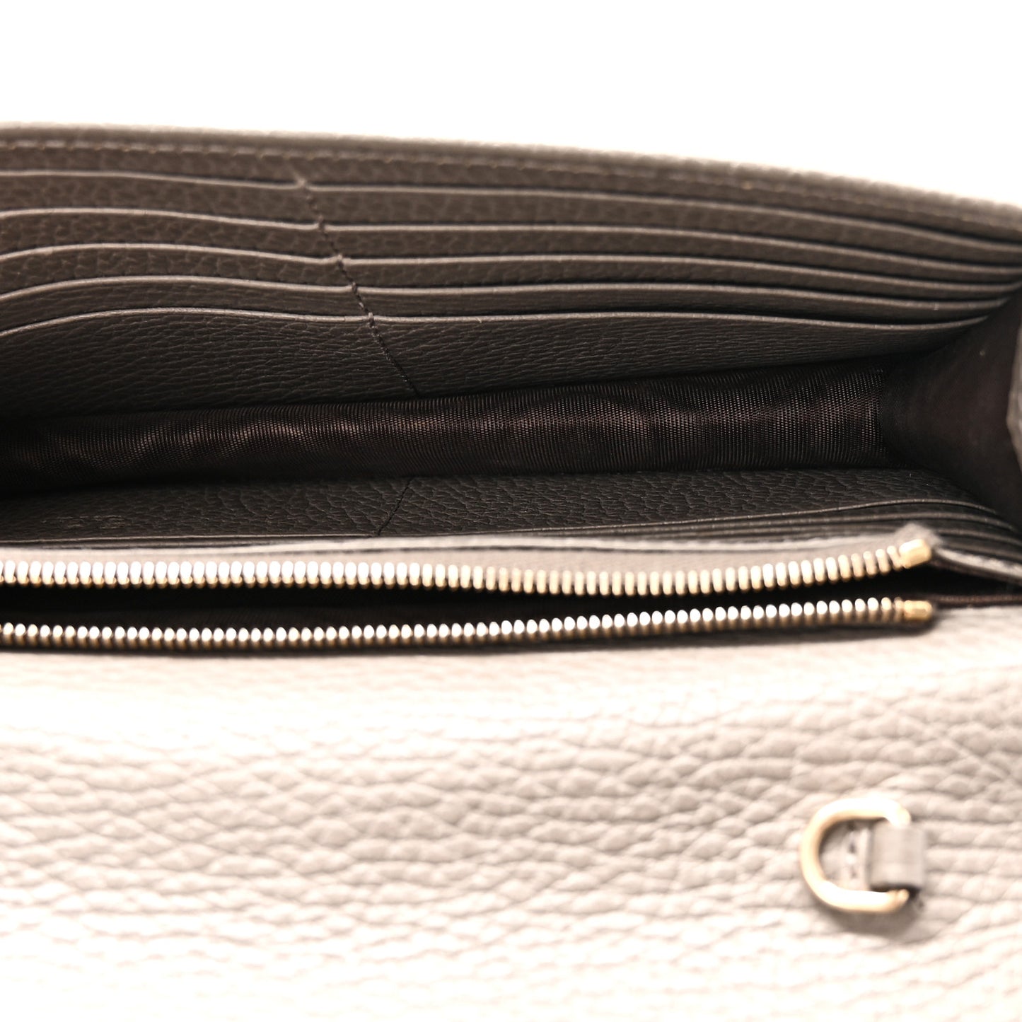 Dollar Calfskin Interlocking G Chain Wallet Loess