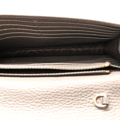 Gucci Dollar Calfskin Interlocking G Chain Wallet Loess 5 of 10