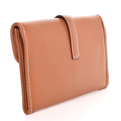 Hermes Swift Jige Duo Clutch Toffee 4 of 8