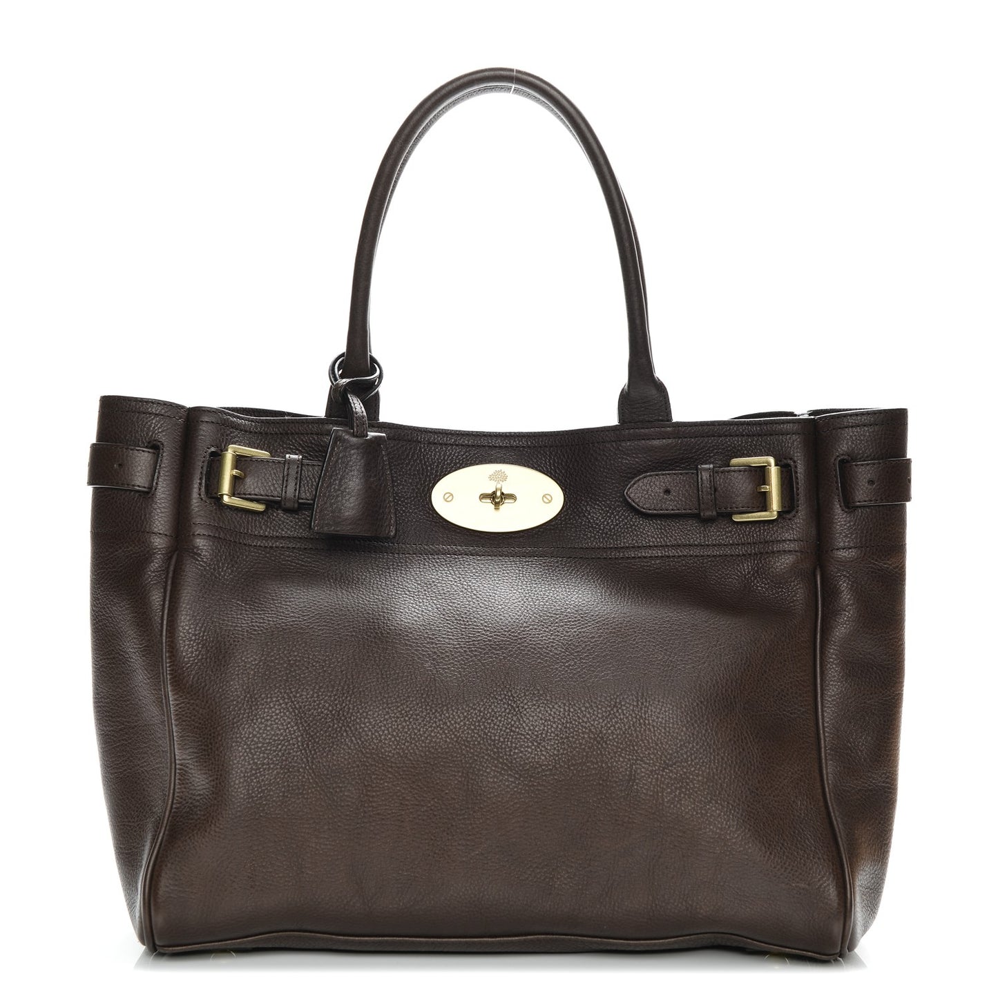 Natural Leather Bayswater Tote Chocolate