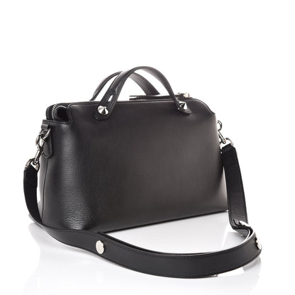 Fendi Vitello Dolce Medium By The Way Boston Bag Black 3 of 9