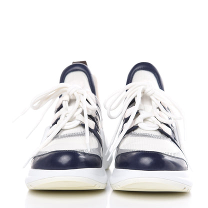 Louis Vuitton Calfskin Technical Nylon LV Archlight Sneaker 38 White 2 of 10