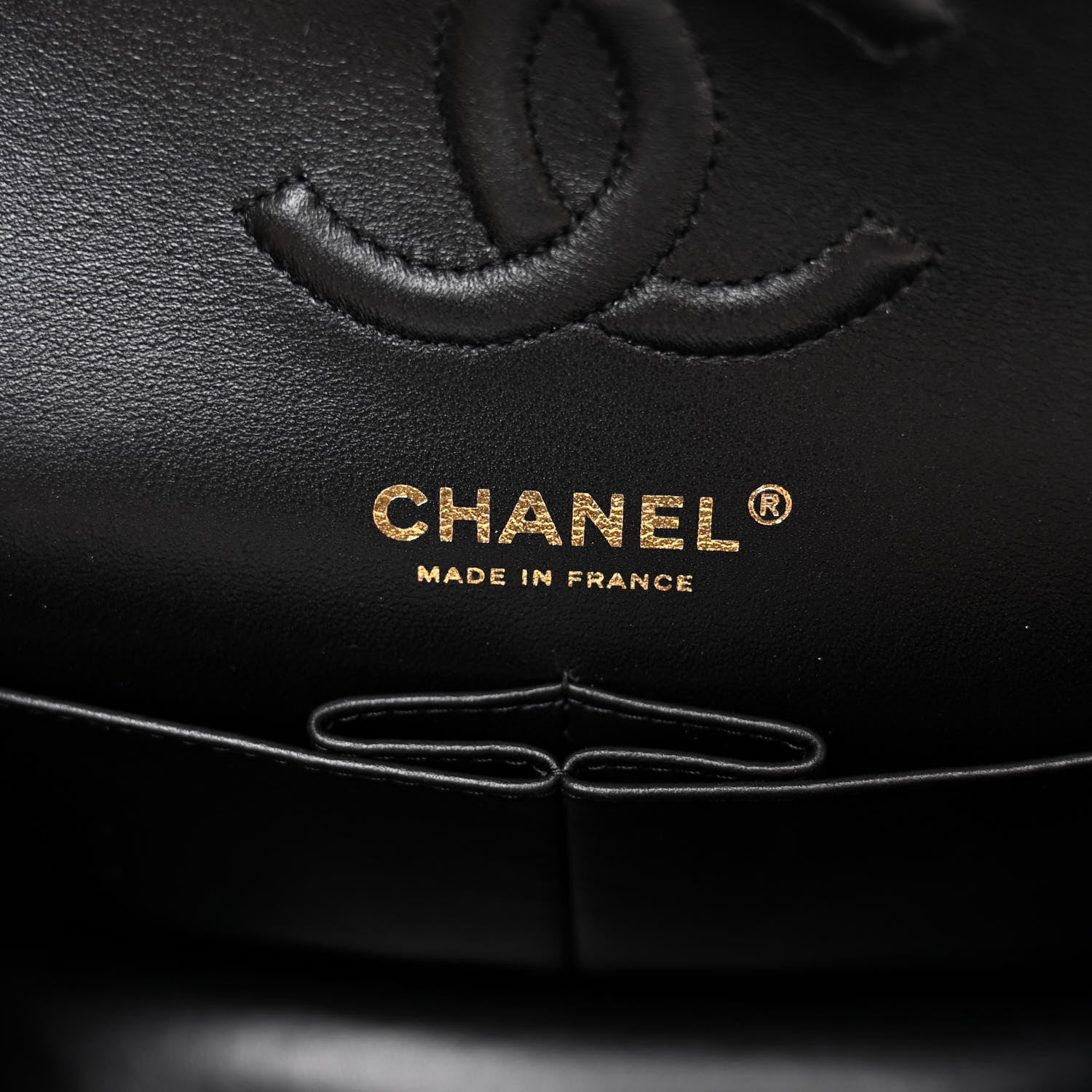 Chanel Lambskin Quilted Small Double Flap Black 6 of 10