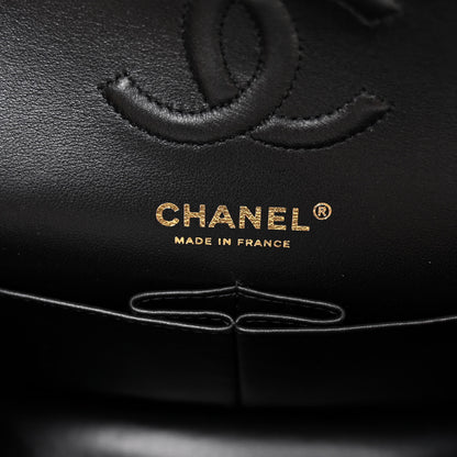 Chanel Lambskin Quilted Small Double Flap Black 6 of 10