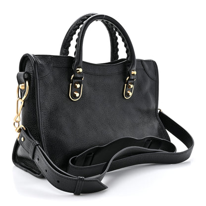 Balenciaga Chevre Gold Metallic Edge Hardware S City Black 3 of 11