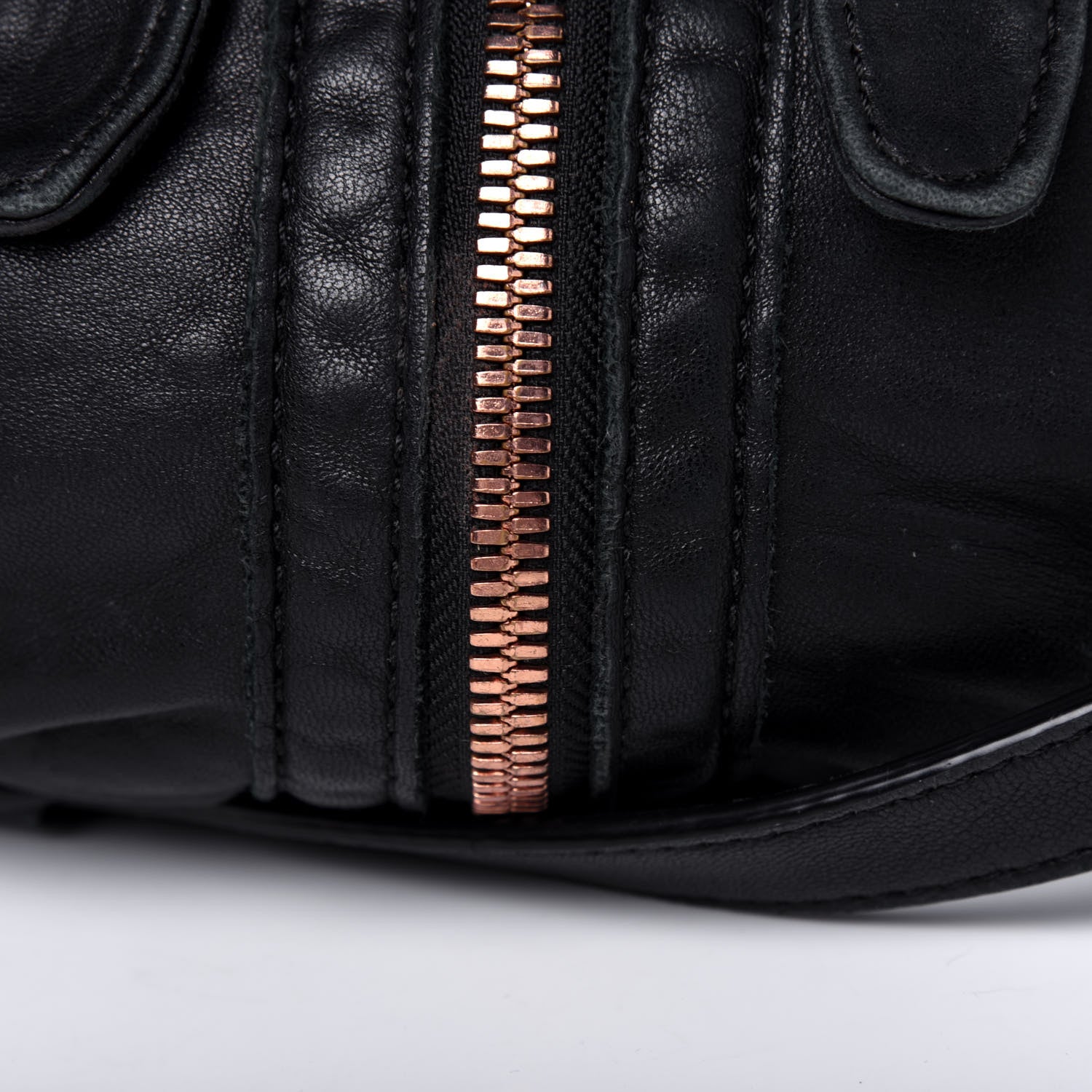 Alexander Wang Lambskin Mini Marti Backpack Washed Black Rose Gold Hardware 21 of 25