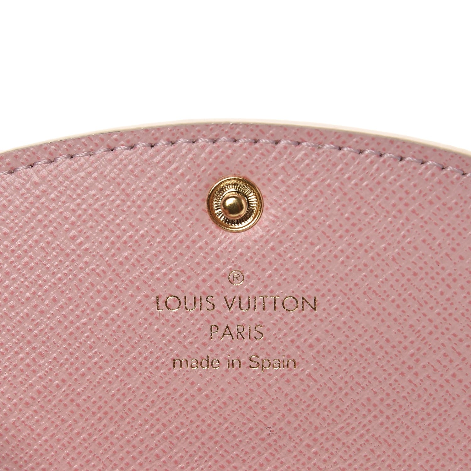 Louis Vuitton Damier Azur Rosalie Coin Purse Rose Ballerine 6 of 8