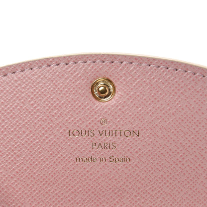 Louis Vuitton Damier Azur Rosalie Coin Purse Rose Ballerine 6 of 8