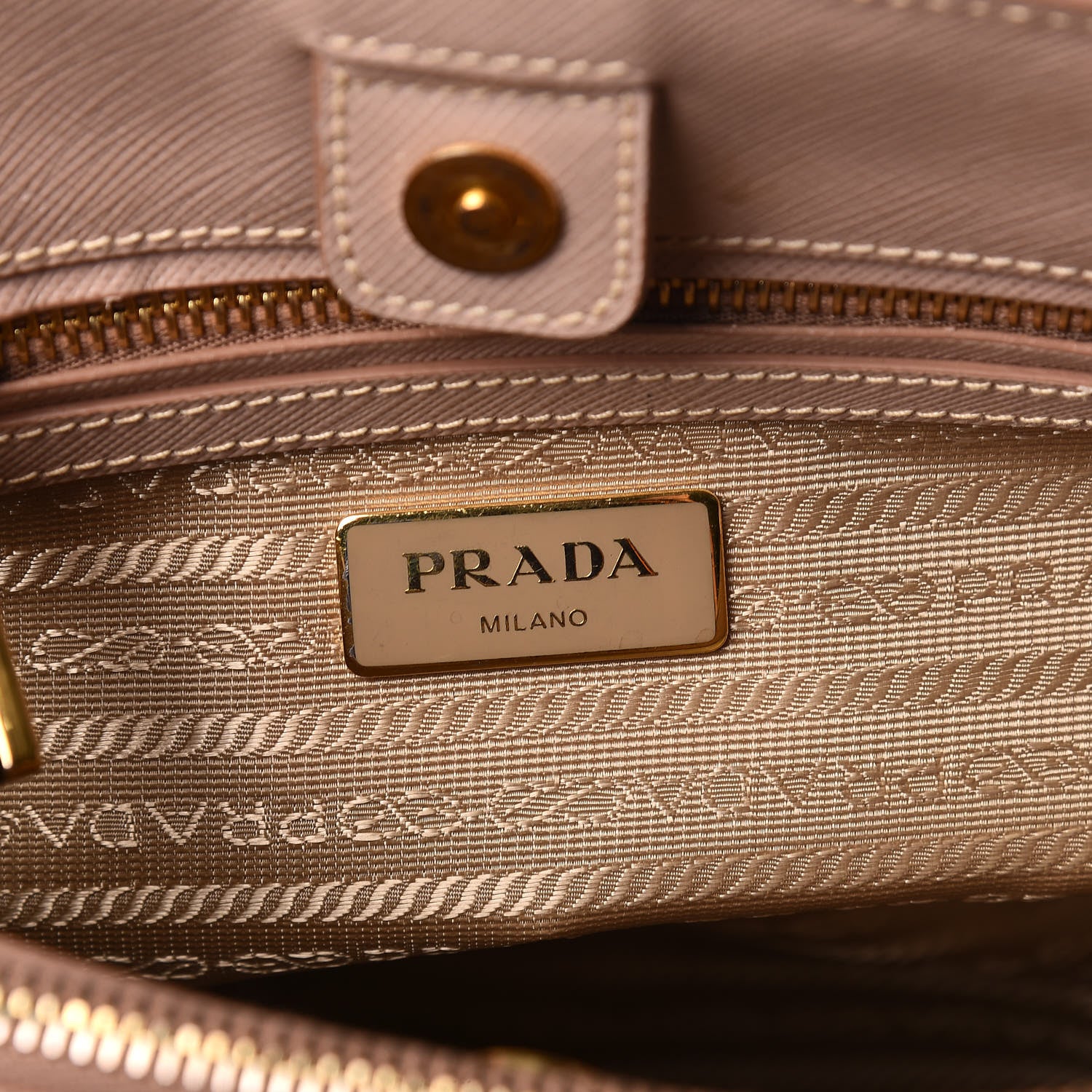 Prada Saffiano Lux Medium Tote Cammeo 7 of 14