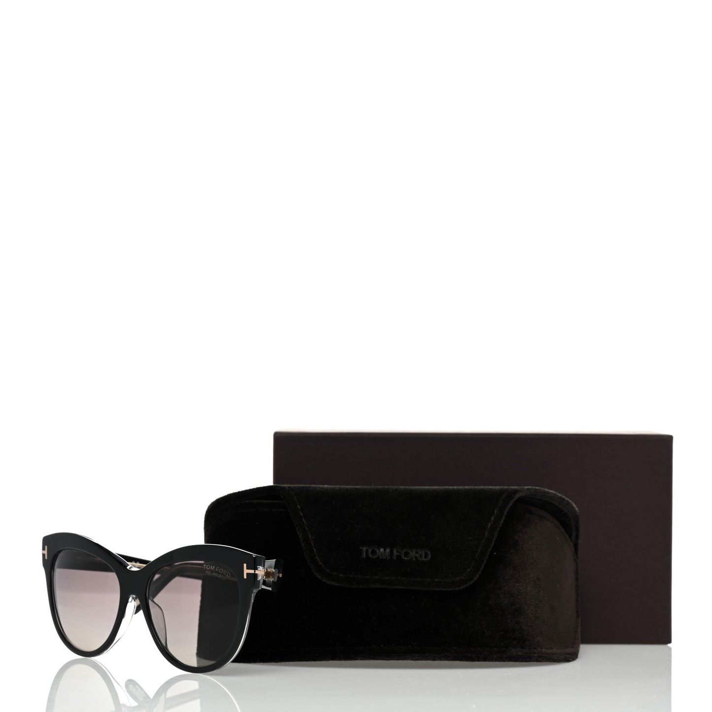 Polarized Lily Sunglasses TF430 Black