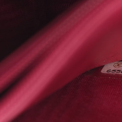 Chanel Caviar Timeless CC Wallet On Chain WOC Dark Fuchsia 7 of 12