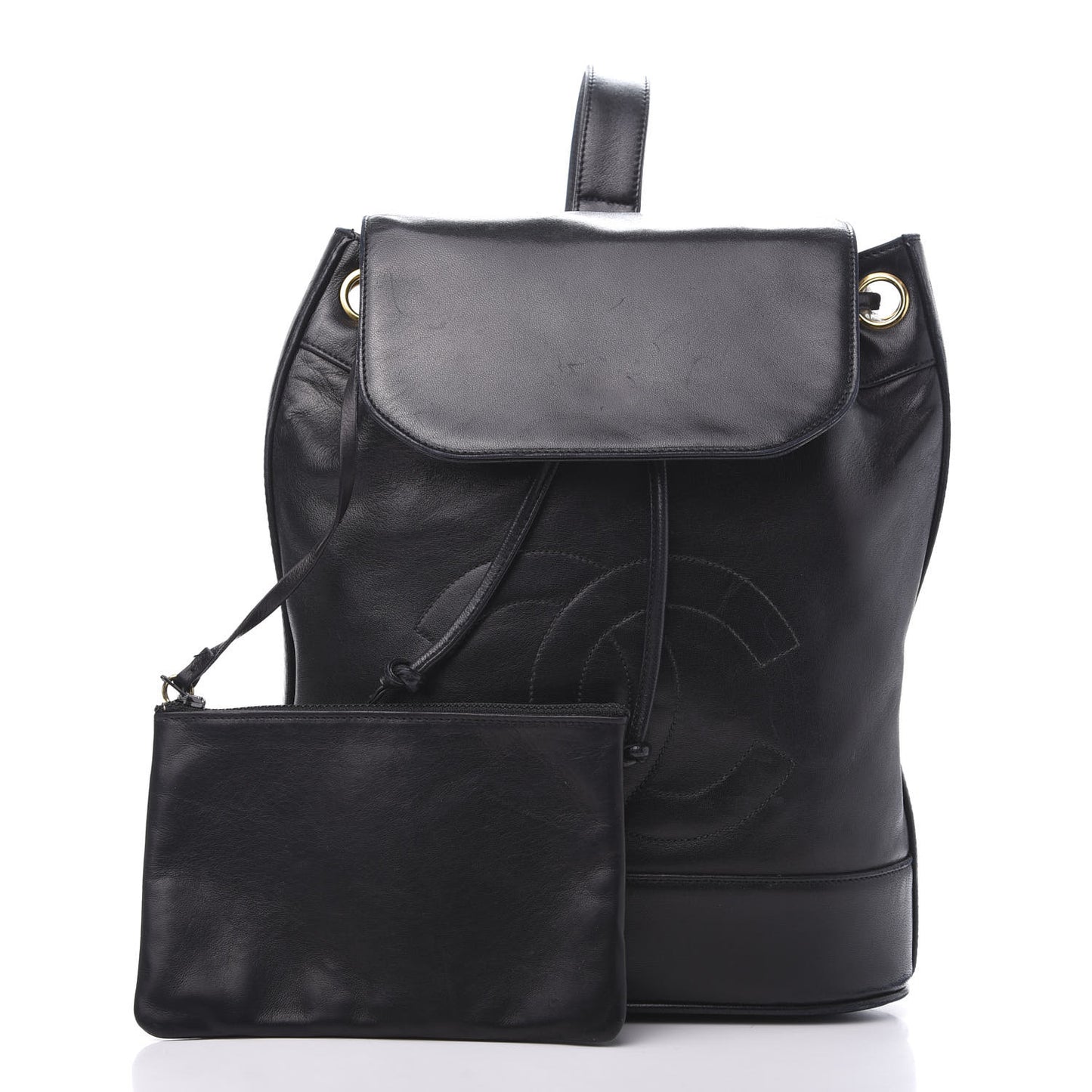 Lambskin CC Timeless Backpack Black