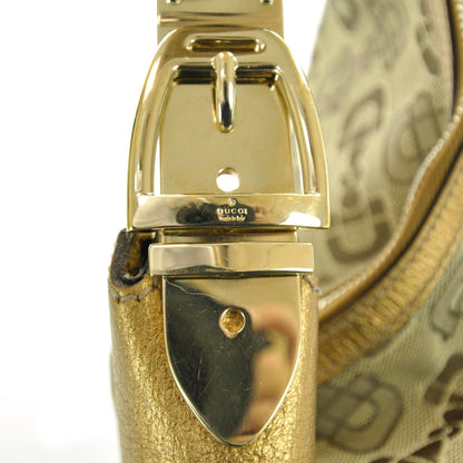 Gucci Canvas Horsebit Glam Hobo Metallic 7 of 11