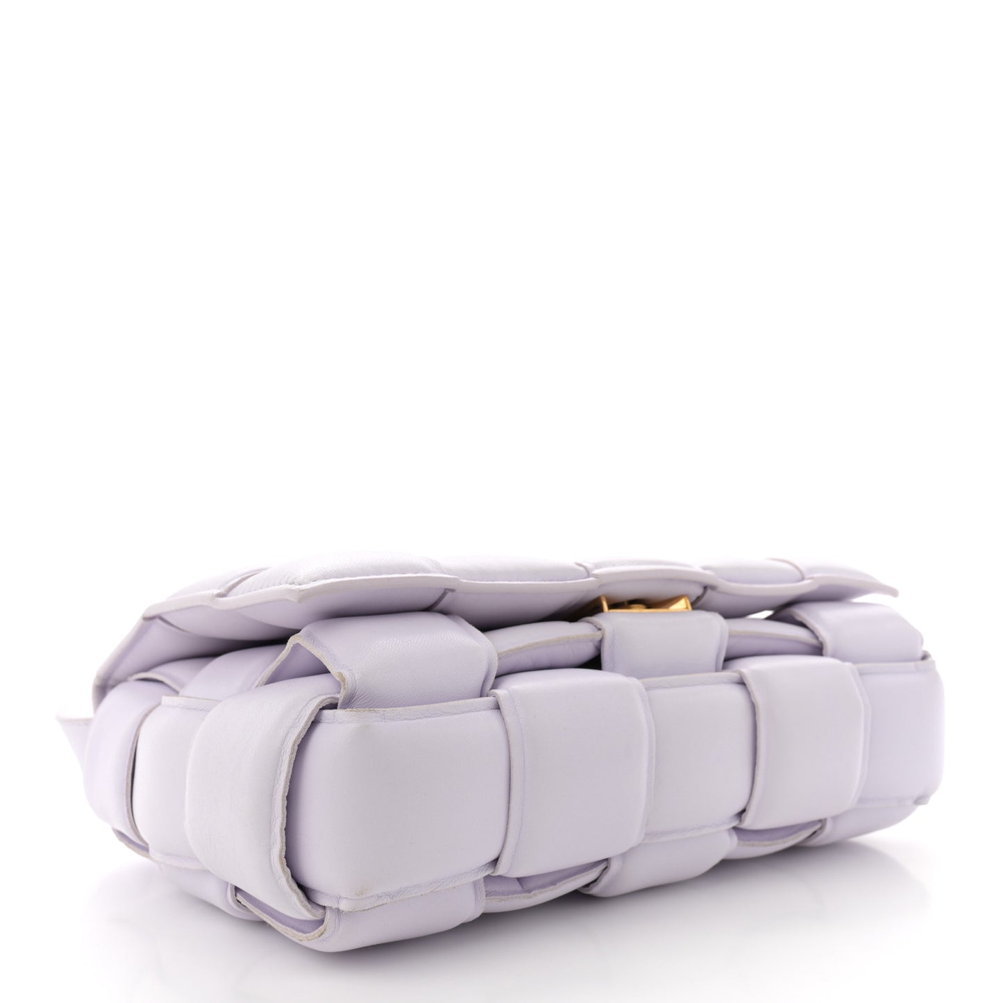 Nappa Maxi Intreccio Padded Cassette Crossbody Bag Mirth Washed