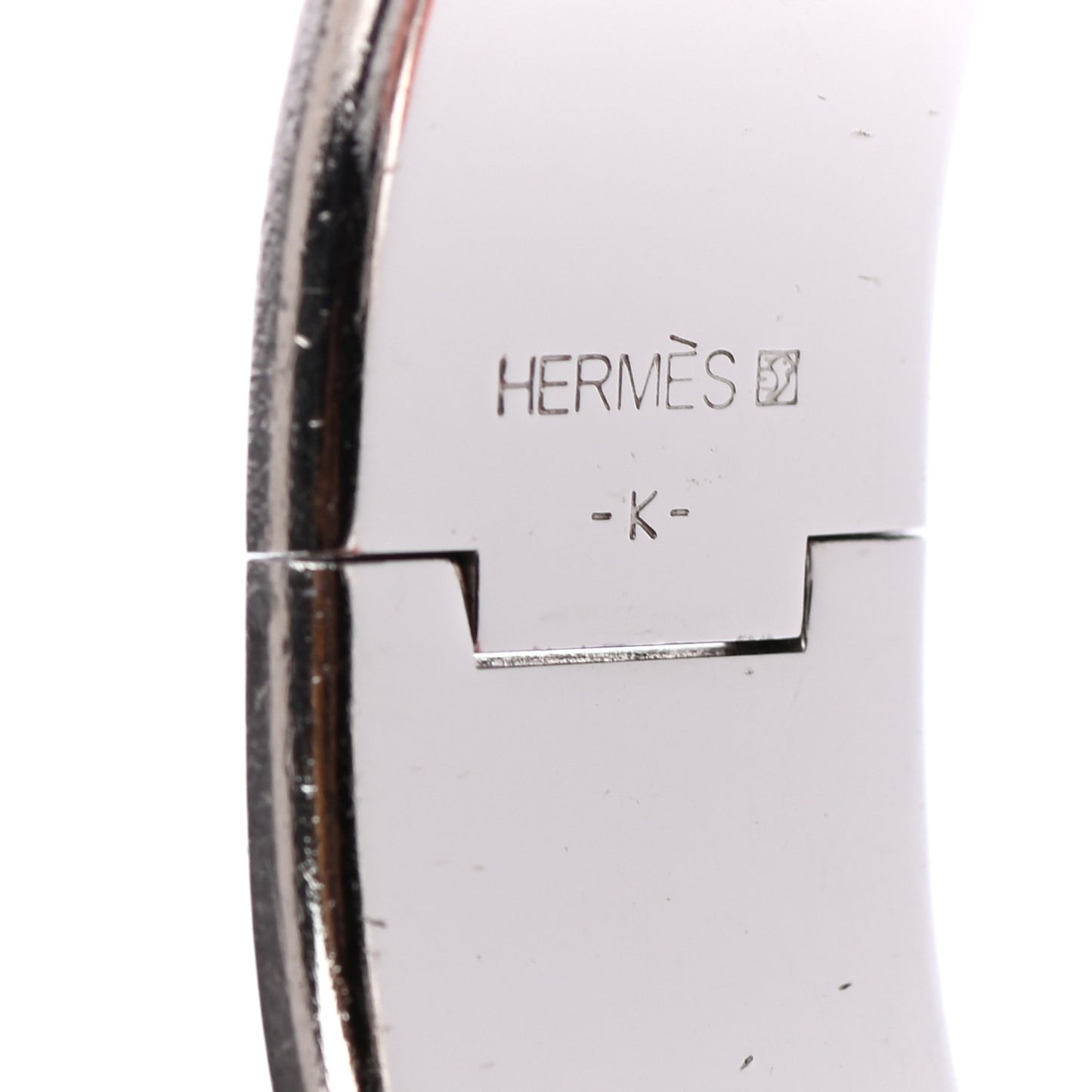Enamel Wide Clic Clac H Bracelet PM Orange