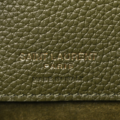 Saint Laurent Grained Calfskin Nano Supple Sac De Jour Loden Green 6 of 10