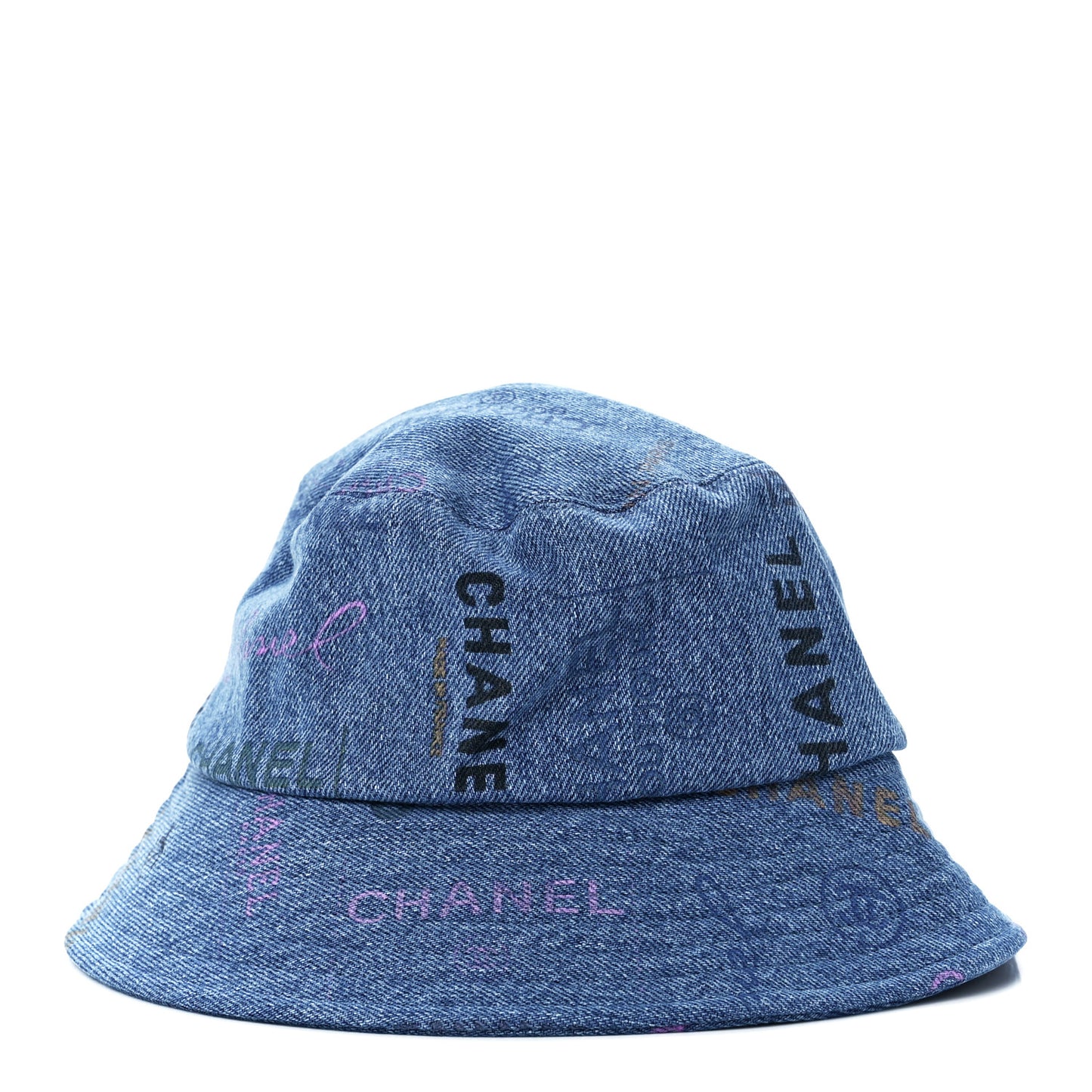 Denim Mood Cloche Bucket Hat S Blue