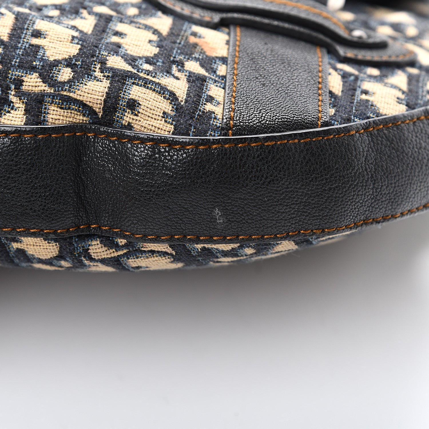 Christian Dior Monogram Traveler Shoulder Bag Navy 10 of 17