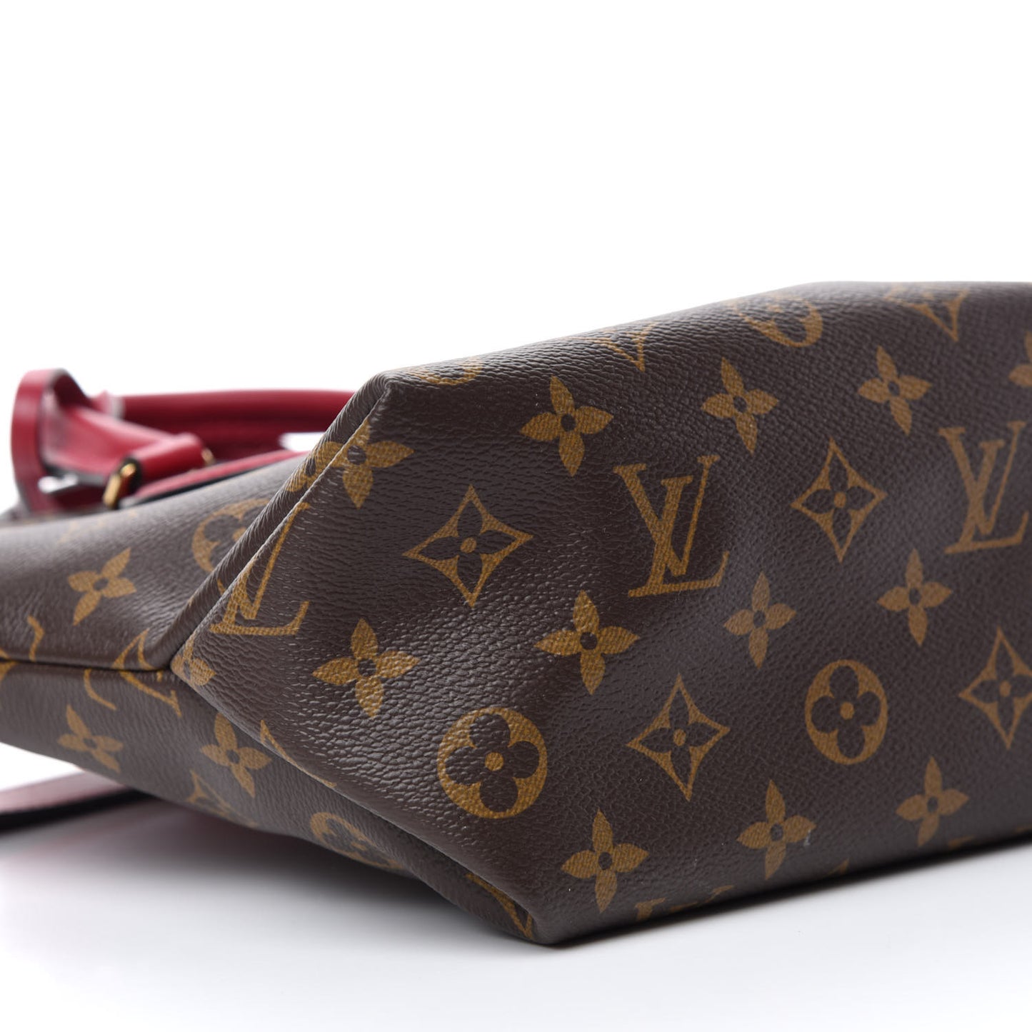 Monogram Flower Zipped Tote PM Lie de Vin