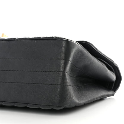 Chanel Crumpled Calfskin Chevron Quilted 2.55 Reissue 226 Black 10 of 11