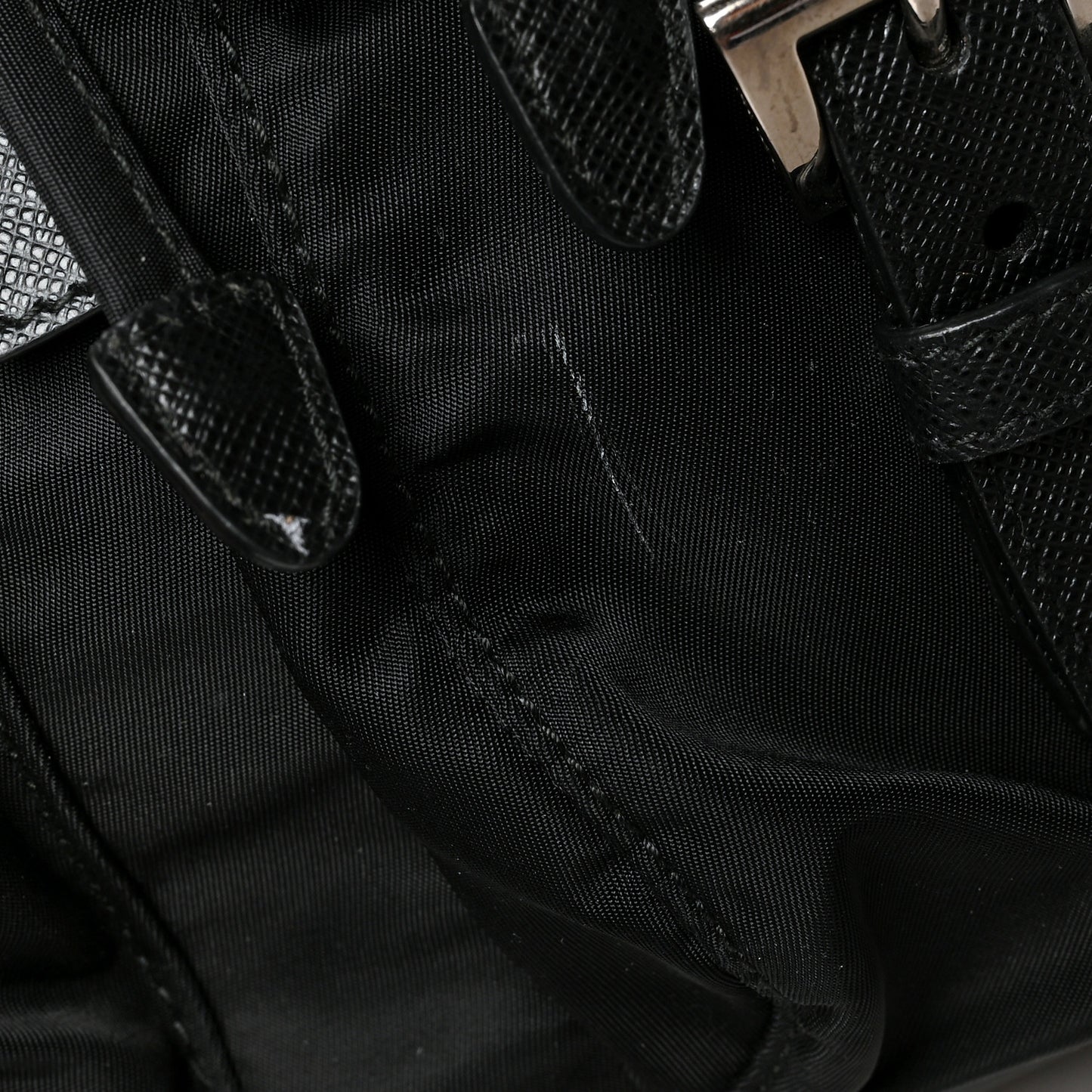 Tessuto Nylon Vela Small Backpack Black