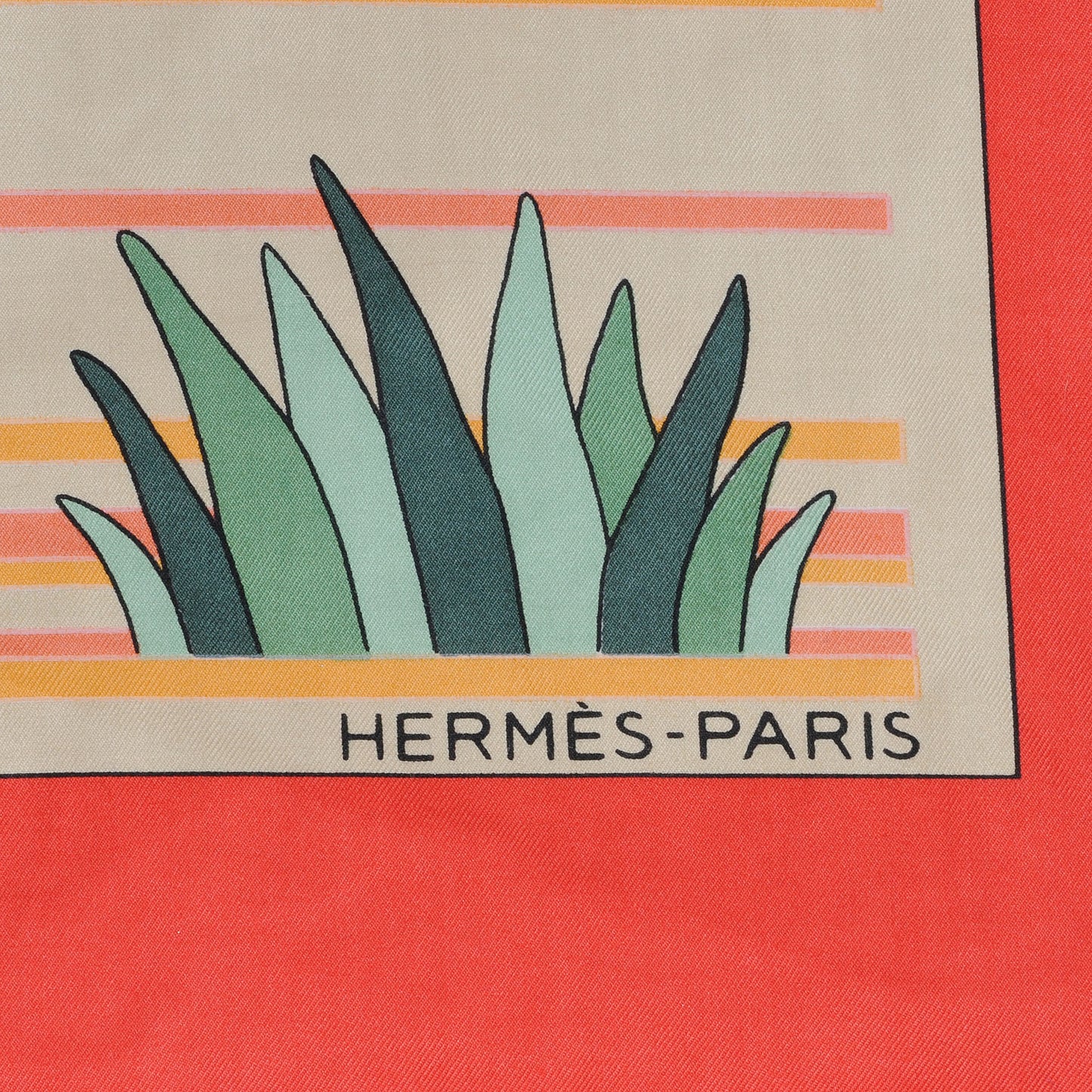Cotton Tigres Dans les Herbes Scarf 70