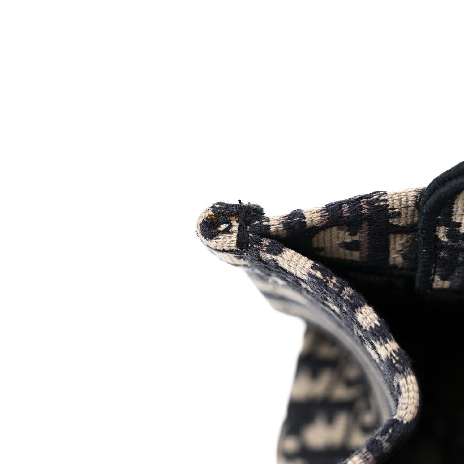 Christian Dior Oblique Small Book Tote Blue Multicolor 12 of 15