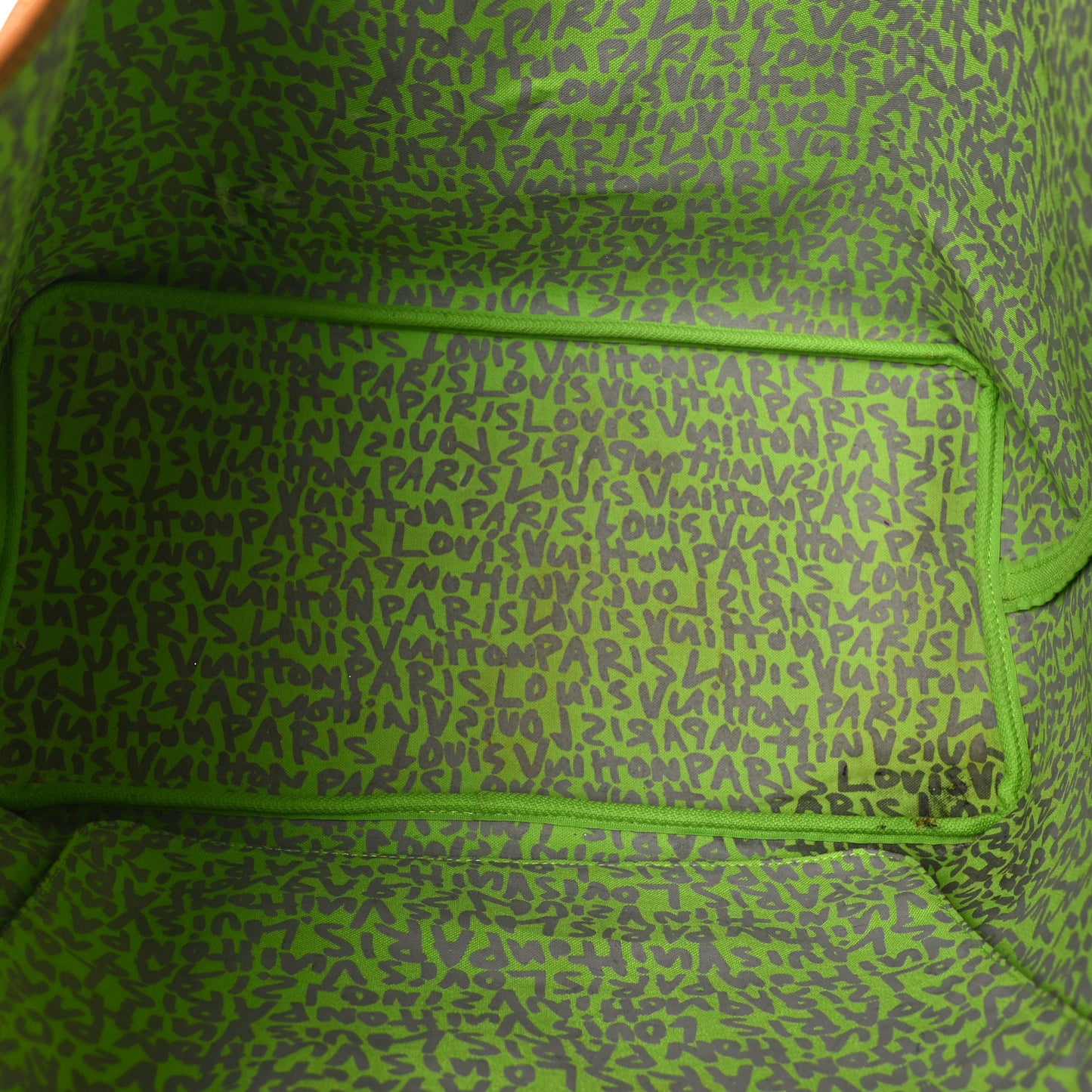 Monogram Graffiti Neverfull GM Green