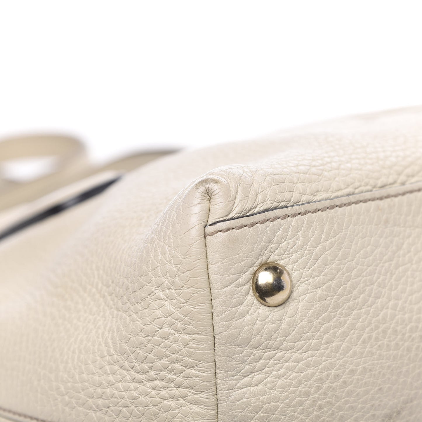 Cellarius Calfskin Small Soho Top Handle Satchel Off White