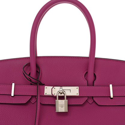 Hermes Togo Birkin 30 Rose Pourpre 5 of 10