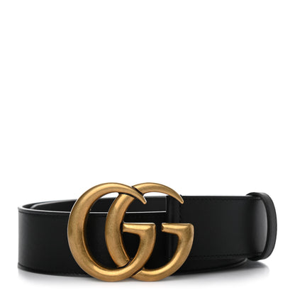 Gucci Calfskin Double G 40mm Belt 70 28 Black 1 of 4