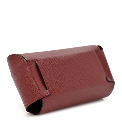 Hermes Grained Madame Calfskin Lipstick Case with Mirror Rouge H 4 of 8
