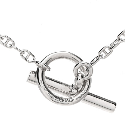 Hermes 18K White Gold Diamond New Farandole Pendant Necklace ST 4 of 5