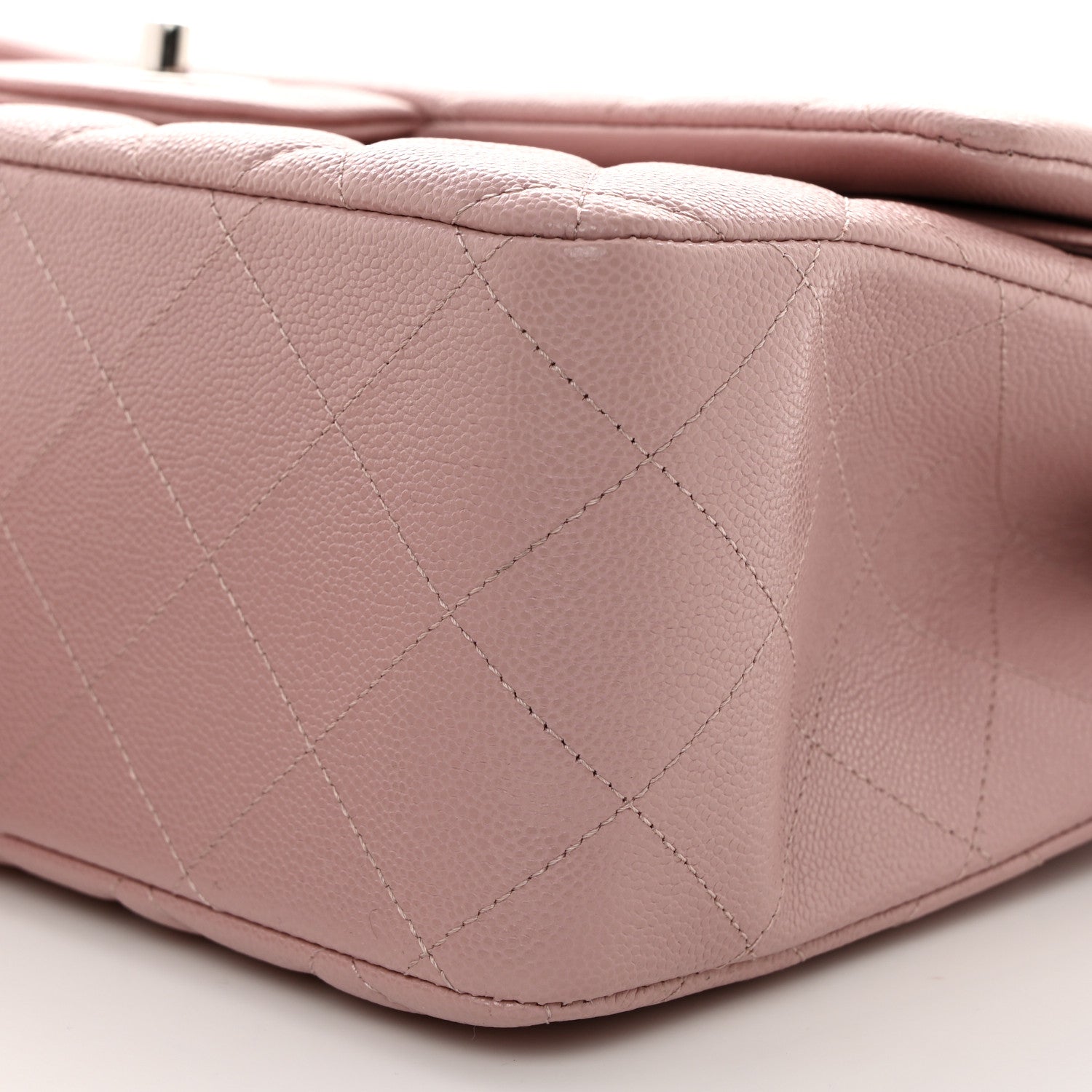 Chanel Caviar Quilted Jumbo Double Flap Light Purple 10 of 10