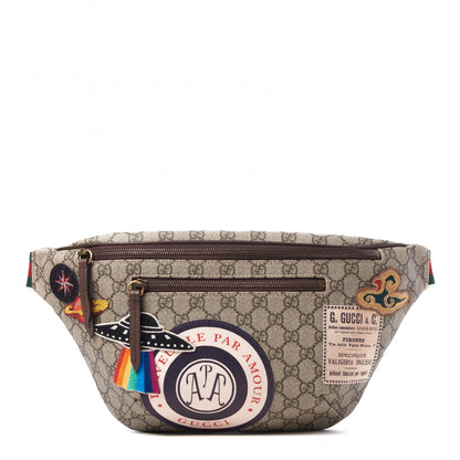 Gucci GG Supreme Monogram Courrier Belt Bag Beige New Acero 1 of 8