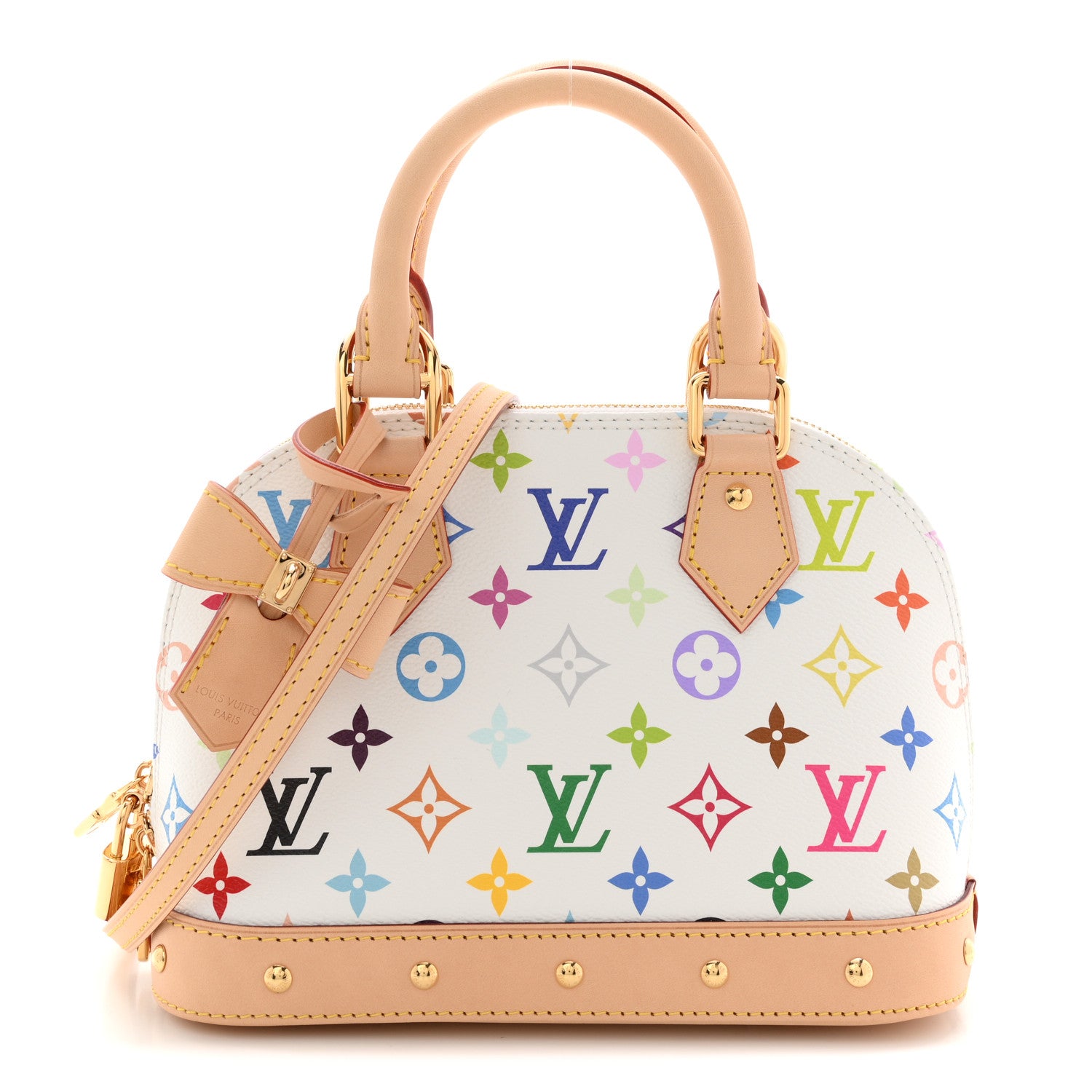Louis Vuitton LV X TM Monogram Multicolor Alma BB White 1 of 9