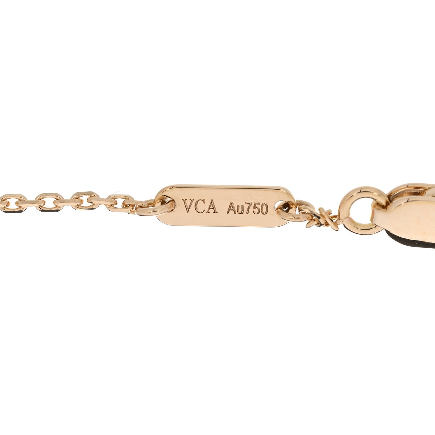 18K Yellow Gold Mother of Pearl Sweet Alhambra Bracelet